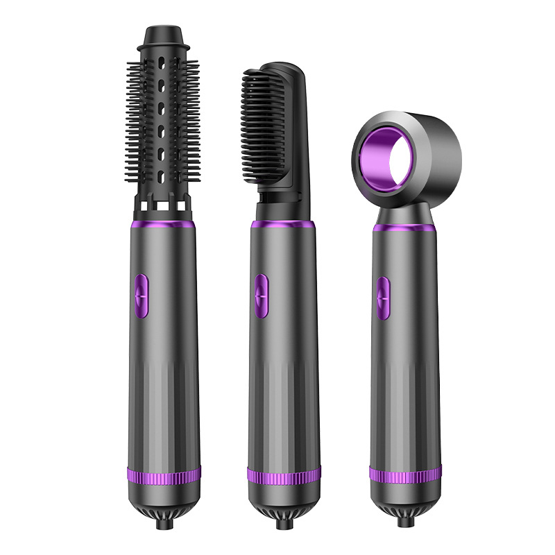 Three-in-one straight dual-purpose hot air comb household hair styling hair dryer hair comb automatic hair curling comb electric hair dryer