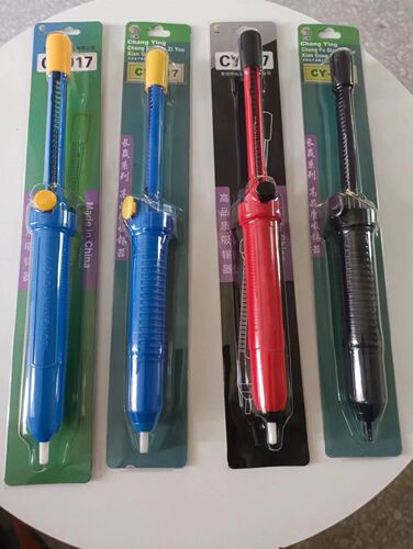 Factory direct sales large size desoldering device 017 type manual desoldering gun wholesale 016 small semi-aluminum desoldering pump