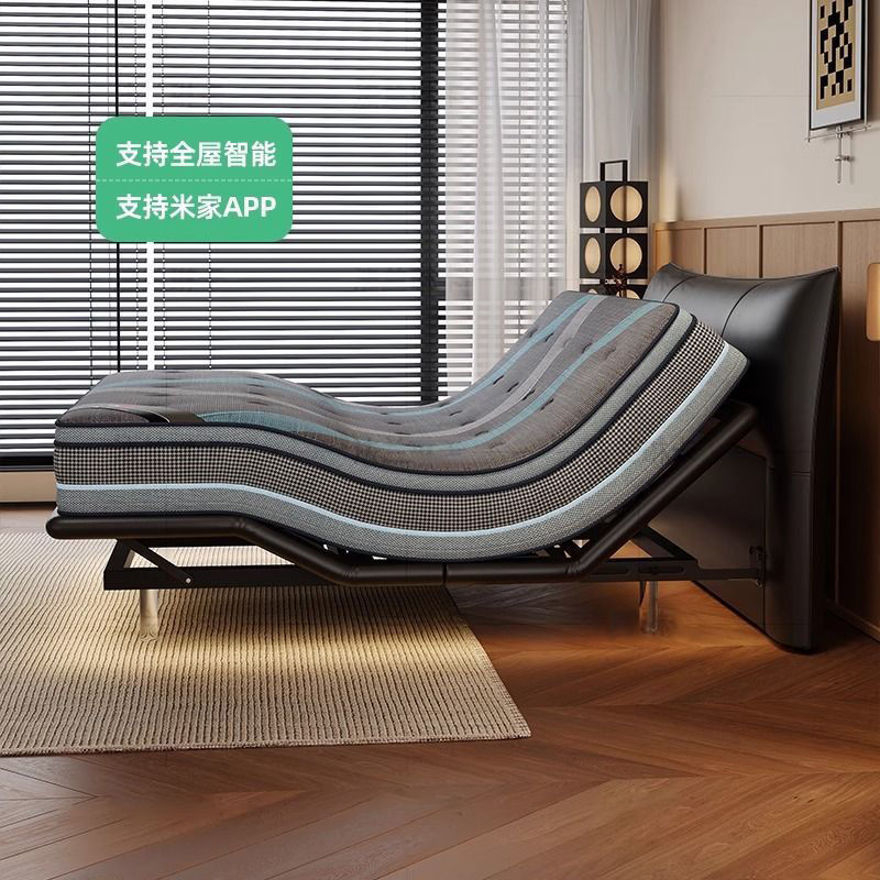 第二世代 Mijia コントロールスマート電動ダブルベッド吊りベッドマスターベッドルームモダンシンプルダブルベッド 2025 新モデル|undefined