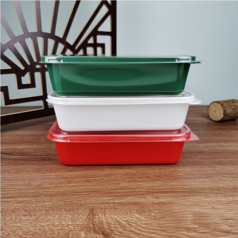 Río Luxi misma caja de estilo chino pastelería caja de embalaje pastel de melocotón dulce patata vieja dama pastel de plástico transparente comida merienda caja