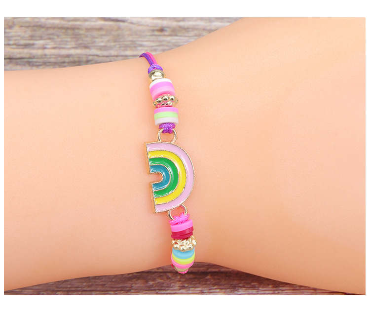 Cartoon Style Fruit Alloy Beaded Girl's Bracelets 1 Set display picture 4