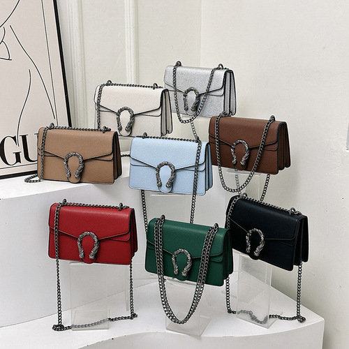 2024 Summer New Trendy Fashionable Small Square Bag for Women – Stylish Shoulder & Crossbody Chain Bags