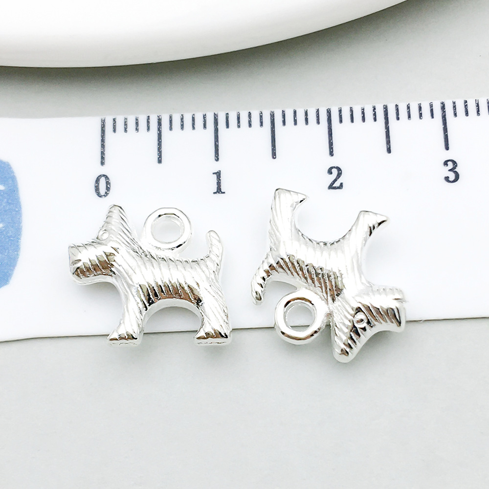 밝은 은색 장발견 1마리-1.6g-13*13mm-20535
