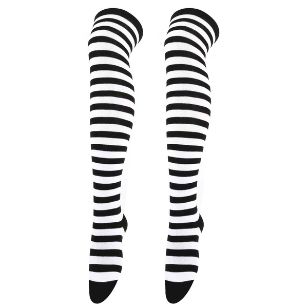 Separate striped socks
