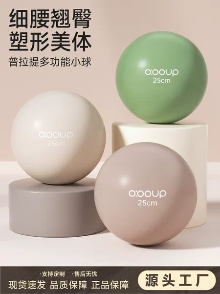 Pilates Small Ball Pelvic Floor Muscle Training Adult Ball Postpartum Yoga Ball Boxed with Free Pump Butt Lift Ball 25cm