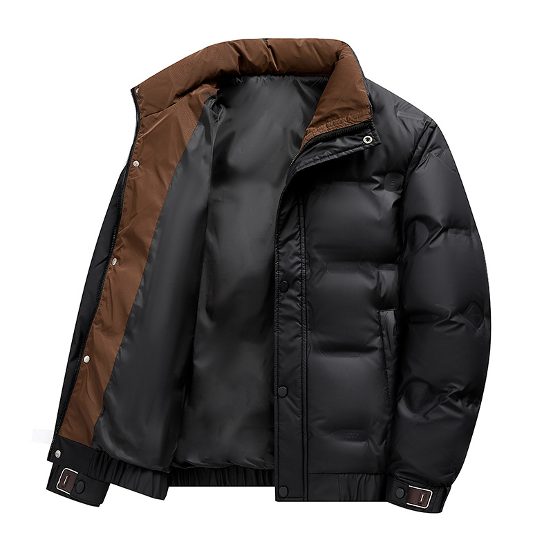 2025 National Standard 50 Windproof and Waterproof down Jacket Men's Popular Versatile Casual Men's down Jacket with Quality Inspection