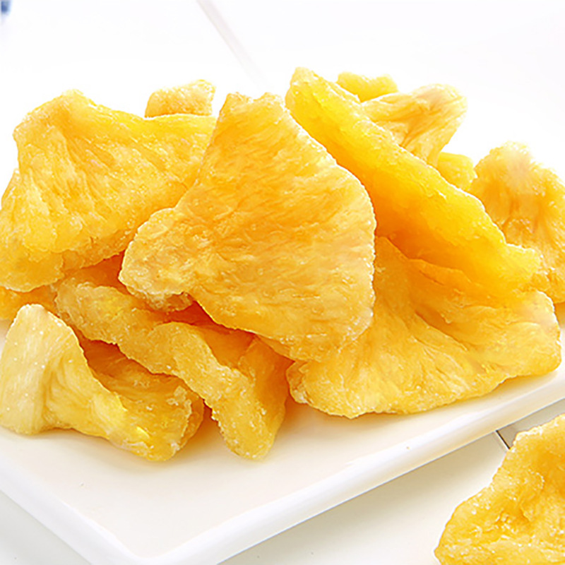 Hundred Herbs Pineapple Dried Fruit 50g Box Regular 120 Packaging Ready-to-Eat Flavor Dried Fruit Preserves Snack Pineapple Dried Fruit Slices
