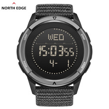 Sports waterproof digital watch carbon fiber compass