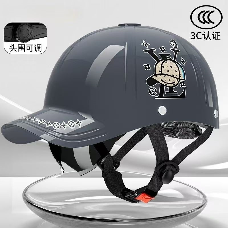Suitable for the new national standard 3C electric motorcycle duckbill helmet, men's summer sun protection breathable safety helmet, women's 20