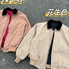 ZPAG秋冬底特律圣达菲重磅飞行员夹克水洗做旧复古加厚水洗棉衣
