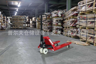 Short Fork Manual Pallet Truck Hydraulic Forklift Ground Cattle Manual Forklift Hand Trailer Truck