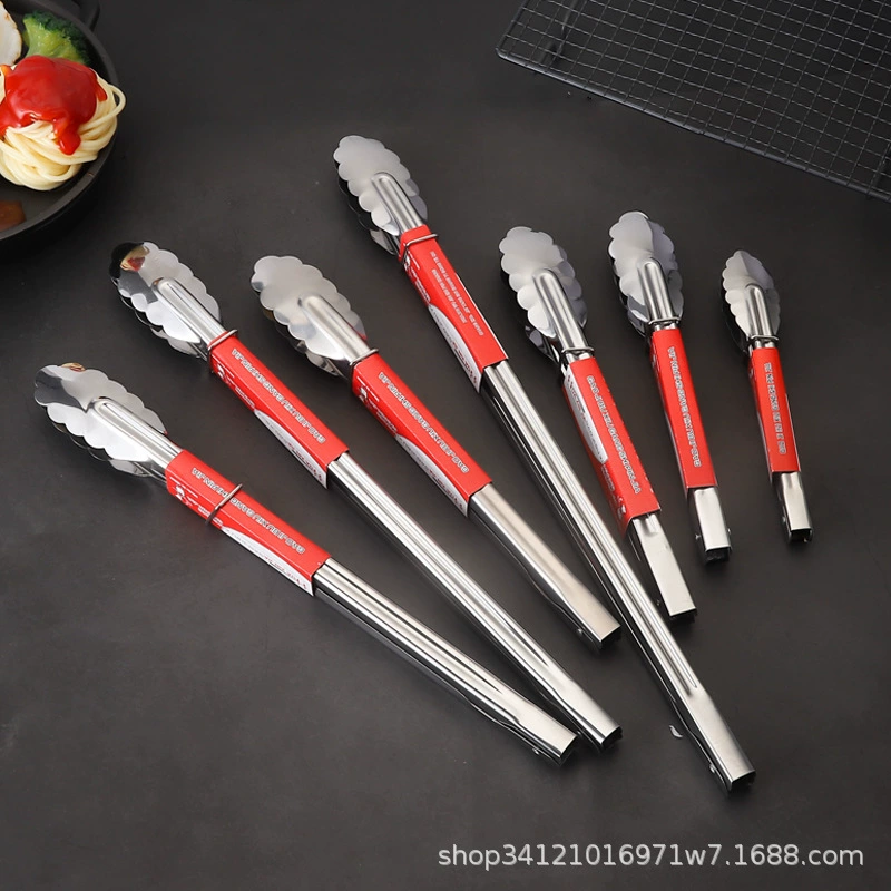 Зажимы для хлеба из нержавеющей стали с несколькими спецификациями, зажимы для барбекю, стейка, зажимы для еды, зажимы для еды, щипцы, кухонная утварь