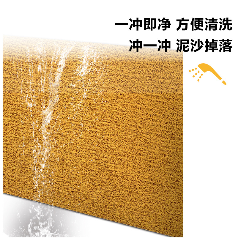 Cross-Border Imitation Coconut Cropable Silk Ring Carpet Floor Mat Home Door Mat PVC Floor Mat Outdoor RV Mud Scraping Mat