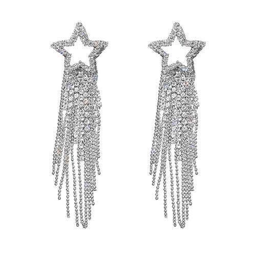 925 Silver Needle Nameless Pearl Tassel Earrings for Women - High-end, Simple, Personalized Design, Elegant Earrings - Bulk
