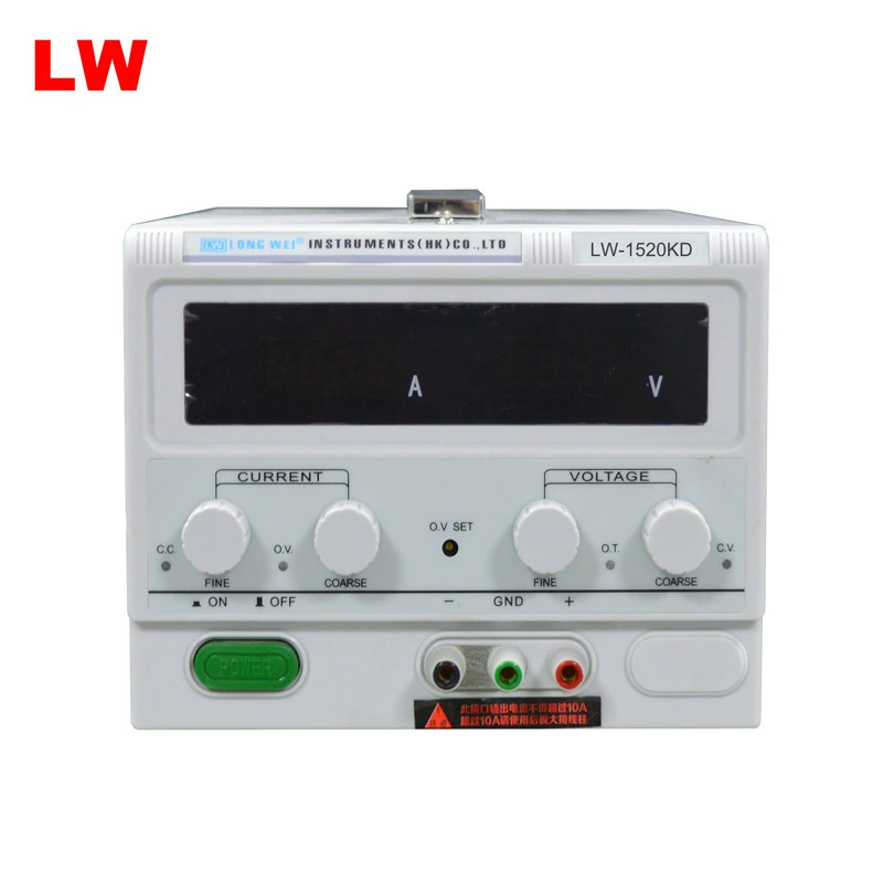 LW1520KD Longwei Малая мощность постоянного тока стабилизированный источник питания 15V20A ремонт светодиодный гальванический источник питания