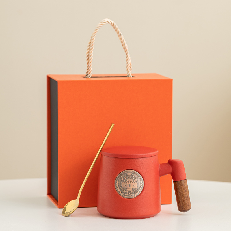 Festival del Medio Otoño regalo de mano mano mano mano de bronce con filtro ins Wenchuang pequeña taza fresca regalo de apertura escolar al por mayor