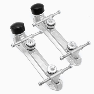 Adult and Kidsren's Double-Row Roller Skates, Four-Wheel Roller Skates, Traditional Skates Accessories, Aluminum Alloy Base DIY Assembly
