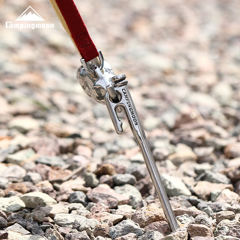 Komen K series tent nails, canopy and floor nails, anti-falling 420 stainless steel forged camp nails, tent nails