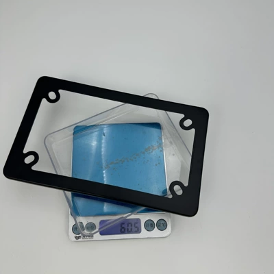 Cross-Border American Standard Black Stainless License plate holder/license plate holder