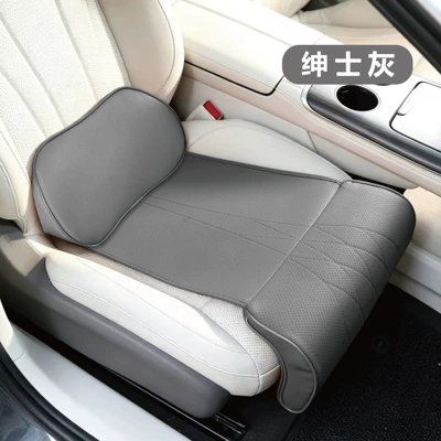and passenger seats, integrated lumbar: Waist support - perforated-lumbar-support-polka-dot-leg-rest-gentleman-gray