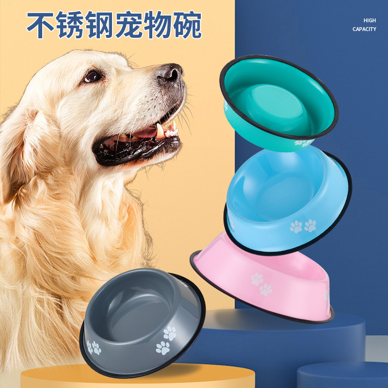 강아지 그릇, 고양이 그릇, 스테인리스 애완동물 그릇, 대형 고양이 사료 그릇, 대형견 사료 그릇, 애완동물 밥그릇, 먹이주기