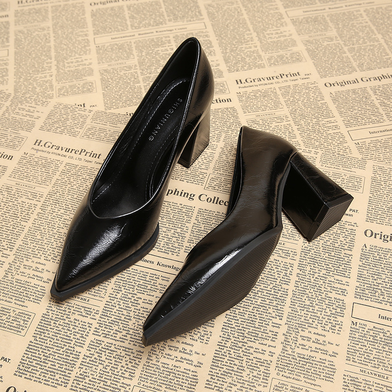 Sheepskin Version 98581-20 Comfortable High-Heeled Shoes for Women, 2025 Hot-Selling French-Style Pointed-Toe Office Shoes Sheepskin Version 98581-20 Comfortable High-Heeled Shoes for Women, 2025 Hot-Selling French-Style Pointed-Toe Office Shoes