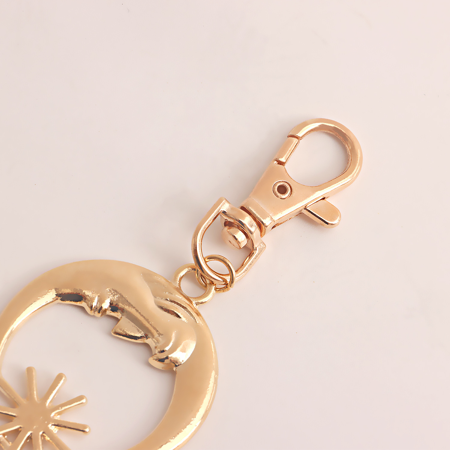 Fashion Moon Metal Plating Waist Chain