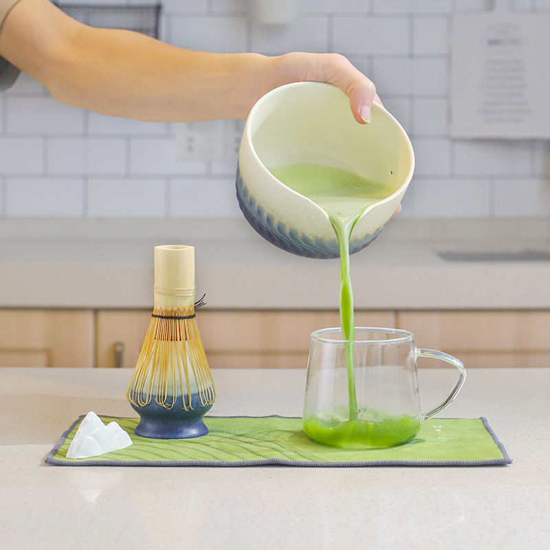 抹茶泡立て器セット リチュアル抹茶セット スタンド茶筅 百本立 朝食ラテ作り 7点セット|undefined