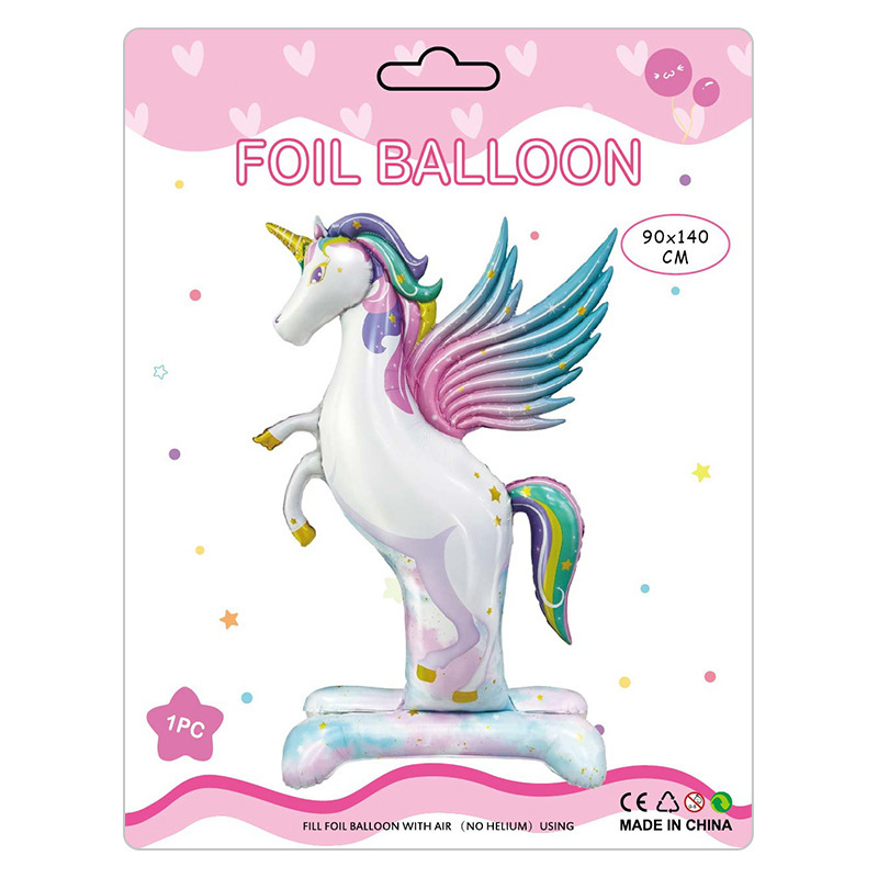 既製品個別包装アルミフィルム風船動物ジャングル動物パーティー漫画風船卸売|undefined