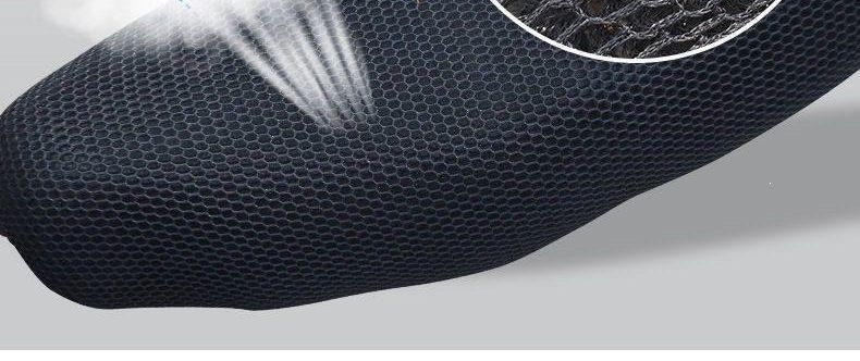 Electric vehicle seat covers wholesale, motorcycle seat cushions suitable for seats, breathable, waterproof, sun-proof mesh covers, heat-insulating for electric bikes