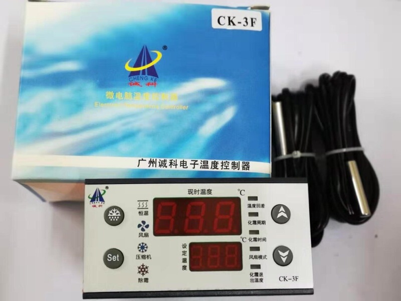 Electronic Temperature Controller Ck-3F for Refrigeration -50~50 Degrees Temperature Control, Defrosting for Cold Storage and Freezer Cabinets Electronic Temperature Controller Ck-3F for Refrigeration -50~50 Degrees Temperature Control, Defrosting for Cold Storage and Freezer Cabinets