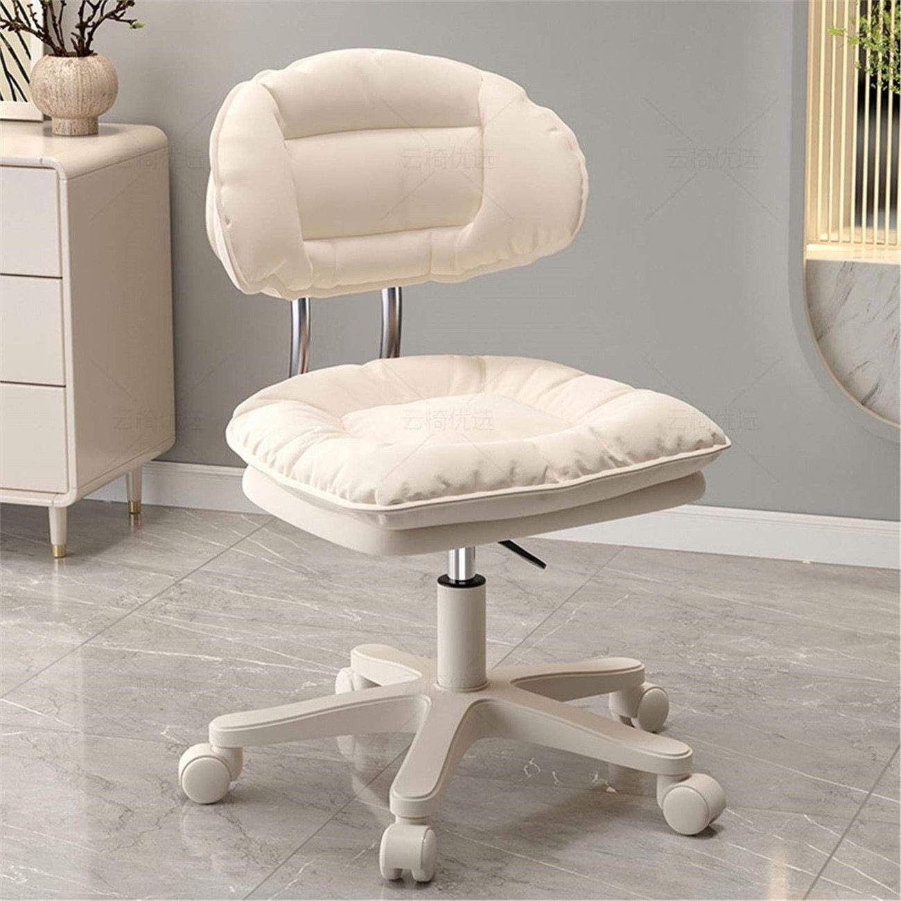 Barber shop chair, manicurist's special home-use vanity chair, rotatable and adjustable beauty chair, beauty and hairdressing chair
