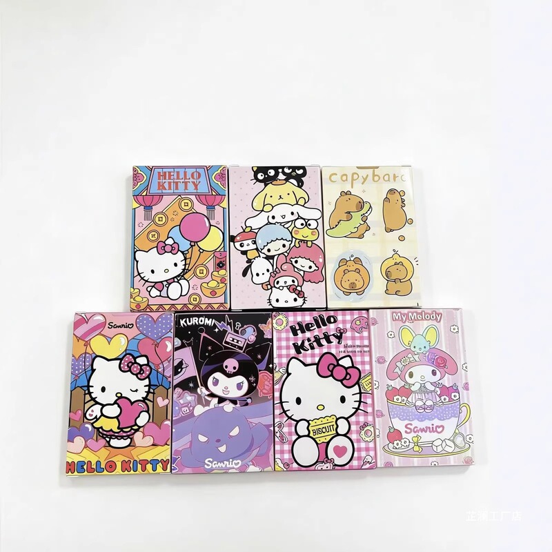 Cross-border best-selling 30 double-sided laser cards Sanli0 cartoon playing cards collection cards