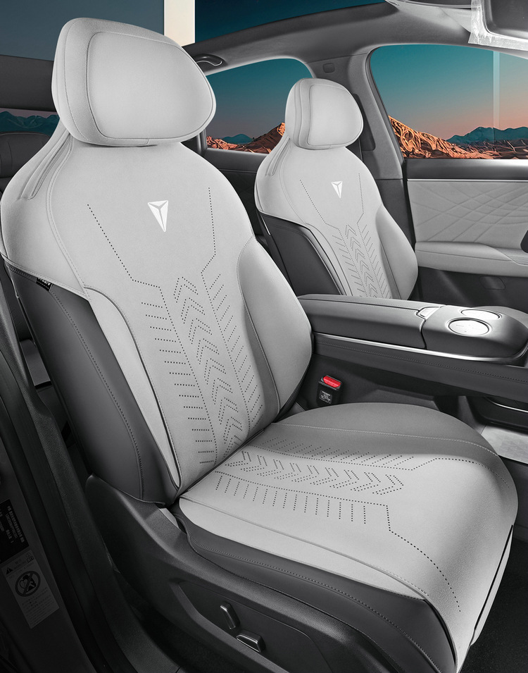 Changan Dark Blue L07 Special Saddle Pad Car Seat Cushion Four-Season Universal Seat Cover Breathable Suede Leather Cushion