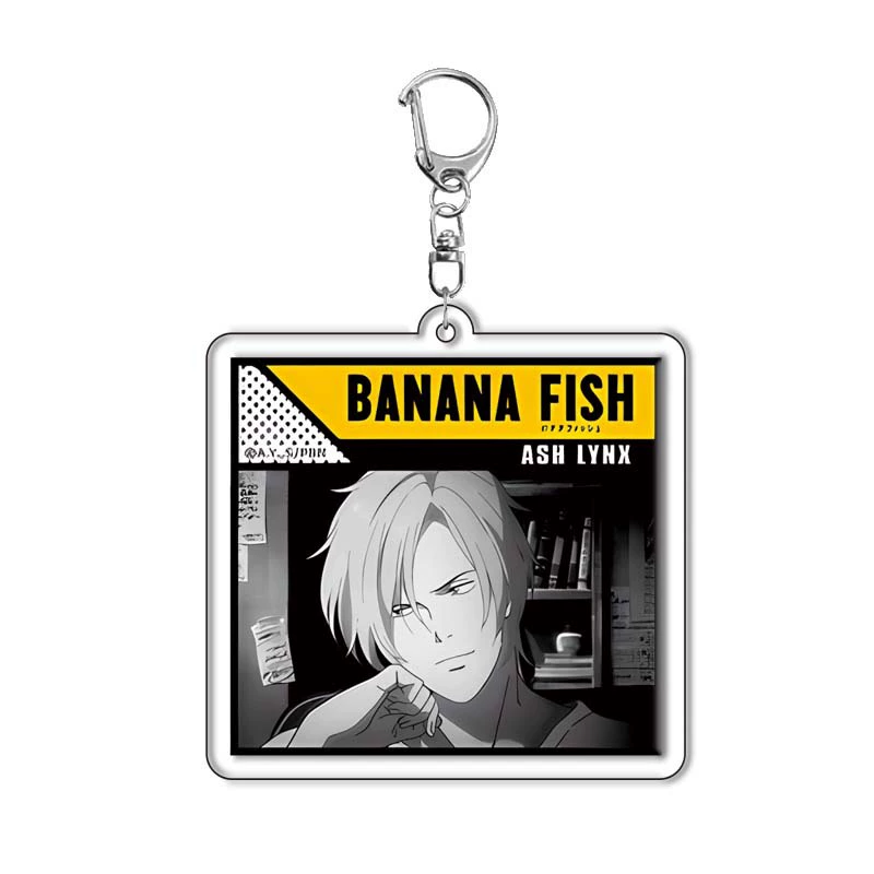  Banana fish дрожь убивает Ackle брелок подвеска вокруг Креста - пограничное место