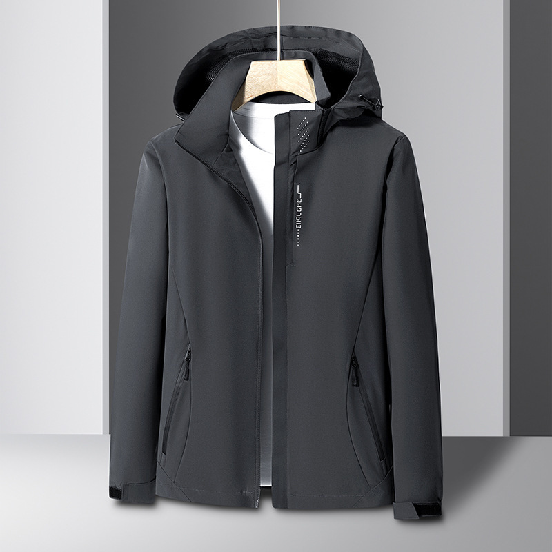 Chaqueta deportiva para hombres 2024 primavera nueva moda casual vestir impermeable chaqueta al aire libre ropa de hombre image 8