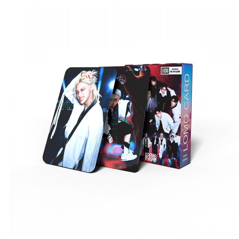 55张StrayKids正规专辑KARMA小卡 明星周边黄铉辰周边收藏lomo卡|undefined