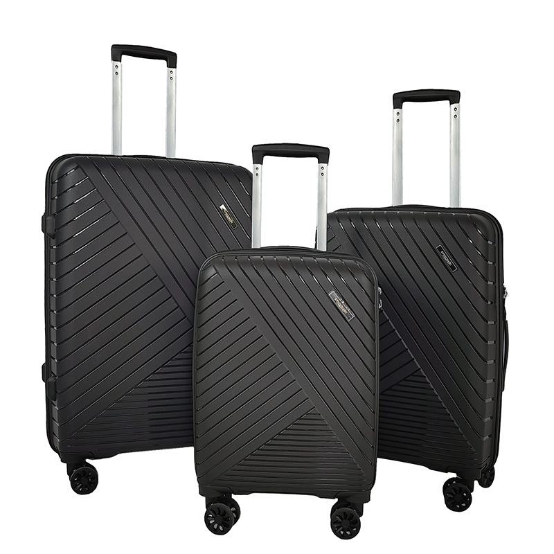 Maleta de embarque Caja madre de PP multifuncional femenina de 18 pulgadas Caja de contraseña a prueba de explosiones de tres piezas para estudiantes varones de alto valor