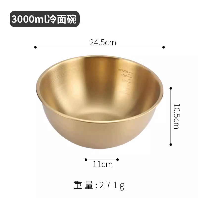 High quality Korean tableware stainless steel scaled