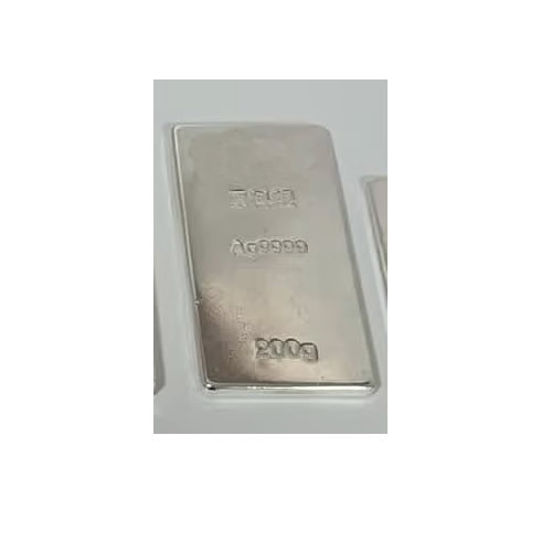 Yabin 広州メーカー卸売白銀純銀 999 銀素材長方形銀バー ジュエリー アクセサリー原料銀ブロック|undefined
