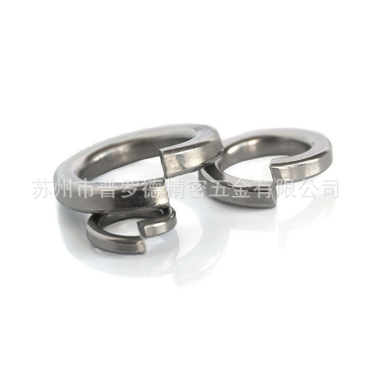 GB93开口弹垫镀锌 65Mn弹性垫圈英美制弹垫德标不锈钢304弹簧垫圈