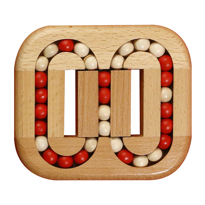 Juego de pelota juguete laberinto bola plana haya adulto madera juguete educativo MESA DE AJEDREZ interactivo divertido