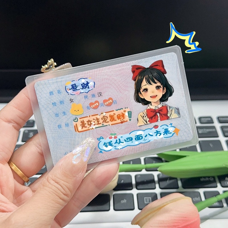 Cubierta protectora de la tarjeta de identificación anti-Privacidad Cubierta de la tarjeta de identificación parodia anti-desmagnetización transparente cubierta de la tarjeta de Banco anti-magnética tarjeta IC