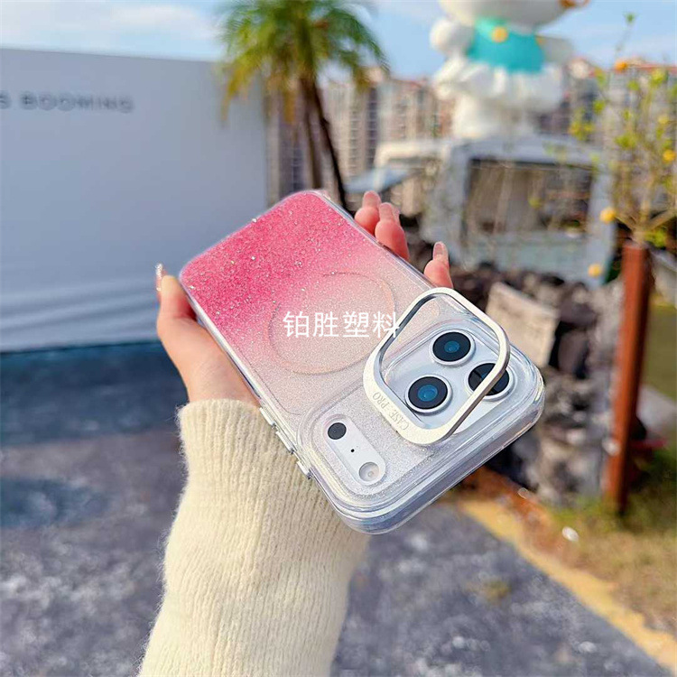新款适用于苹果IPhone 17 ProMax闪粉渐变16 ProMax亮彩16E透明壳