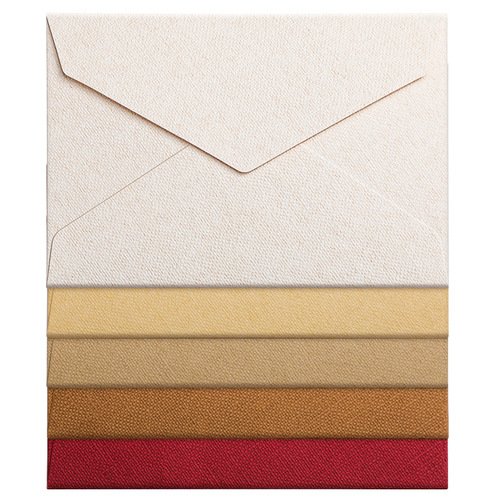 Thickened linen envelope high-end letter paper set American retro kraft letter greeting card postcard letterhead paper