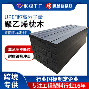Polyethylene Sleepers, Beam Pads, Polymer Pads, Plastic Sleepers, Mining Railway Pe Solid Composite Sleepers