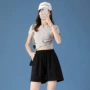 宽松夏季外穿高腰热裤