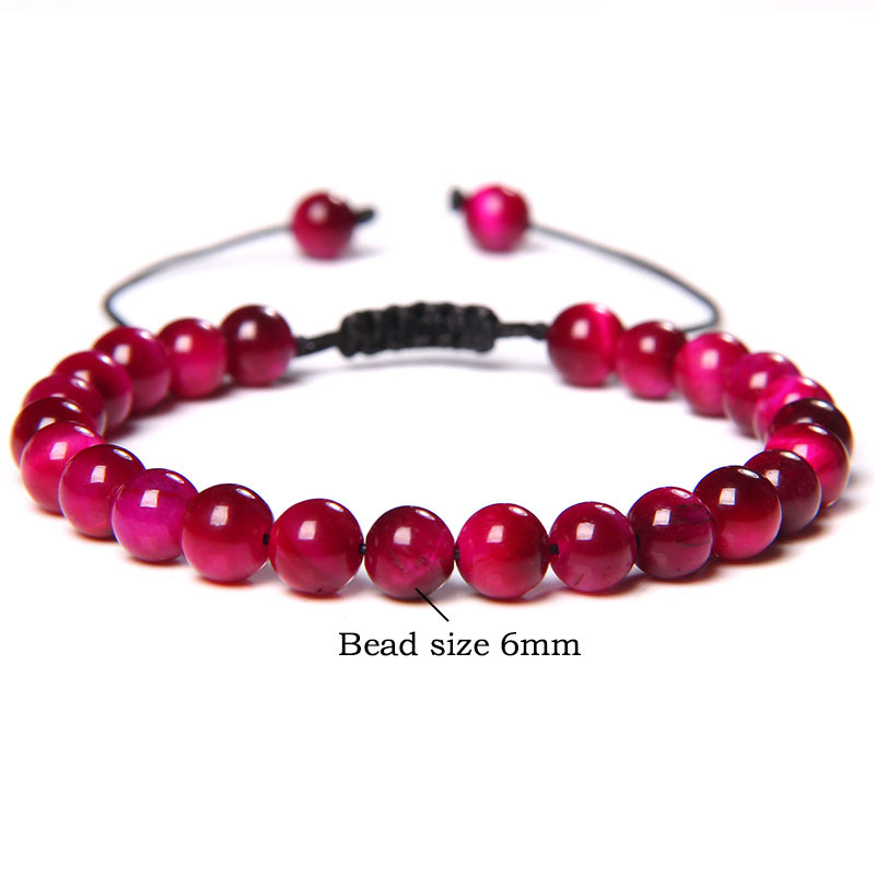 1 Piece Fashion Gradient Color Tiger Eye Beaded Bracelets display picture 14