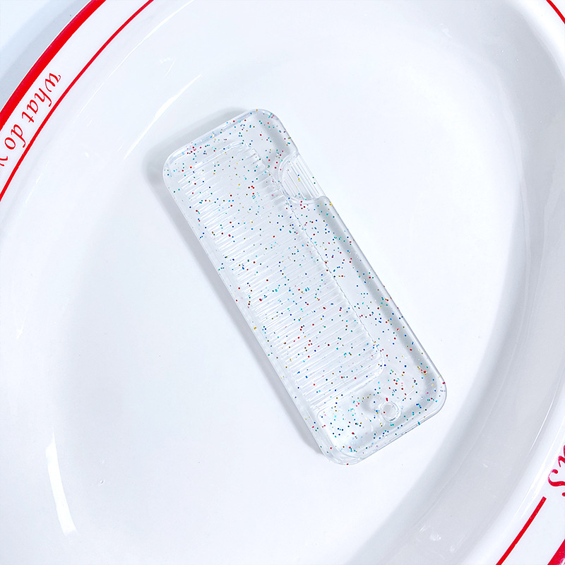 Estudiante de dibujos animados lindo peine conveniente pequeño peine chica corazón oso suave chica peine de pelo masaje mini peine