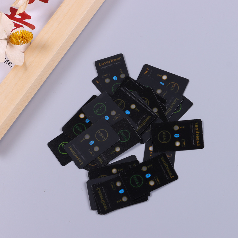 磨砂PVC开关面板 按键面贴触摸遥控器机器薄膜PET塑料铭牌印LOGO